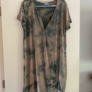 POL brand , cool almost tie dye looking dress